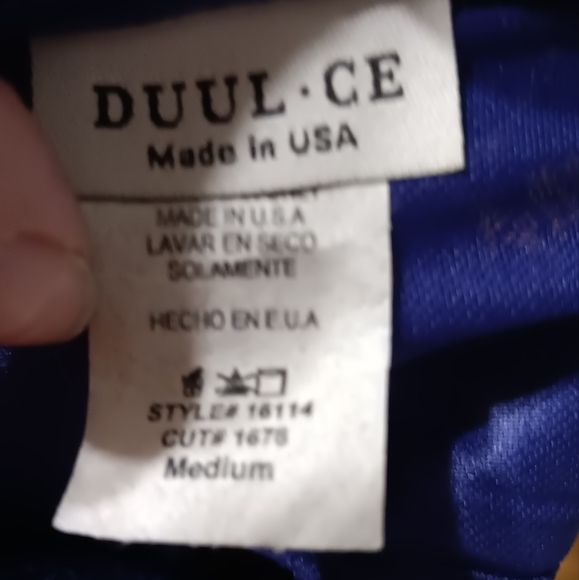 Graduation Sweet Sixteen Blue Party Dress M - Picture 4 of 4